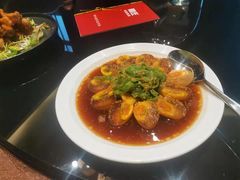 姜汁烧椒调蛋-阿庄新豫菜(航海东路店)