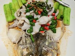 鲜花椒蒸桂花鲈-猪肉婆私房菜(容桂总店)