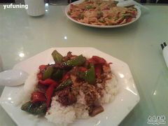 蚝油牛肉饭-清真西北风味餐厅