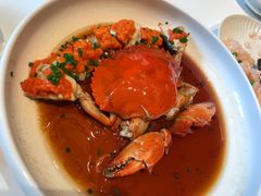 葱油蒸红膏蟹-玫瑰厅上海菜(兴国路店)