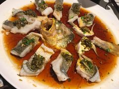 雪菜蒸黄花鱼-甄御•海鲜新青岛菜(麦岛店)