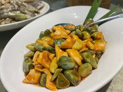 腊八蒜炒心管-上和臻品中国菜(花园街店)