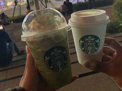 抹茶可可碎片星冰乐两杯-星巴克臻选(深圳龙岗万科店)