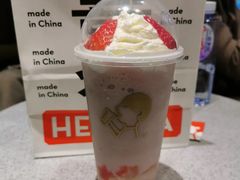厚牛乳莓莓冻-喜茶(太原印象城店)