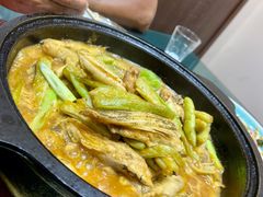 石锅黄鳝炖芸豆-君霖海鲜私房菜(春柳店)