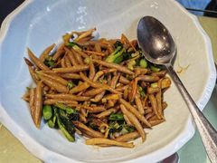 松茸炒莜面-天厨妙香素食餐厅(清华店)