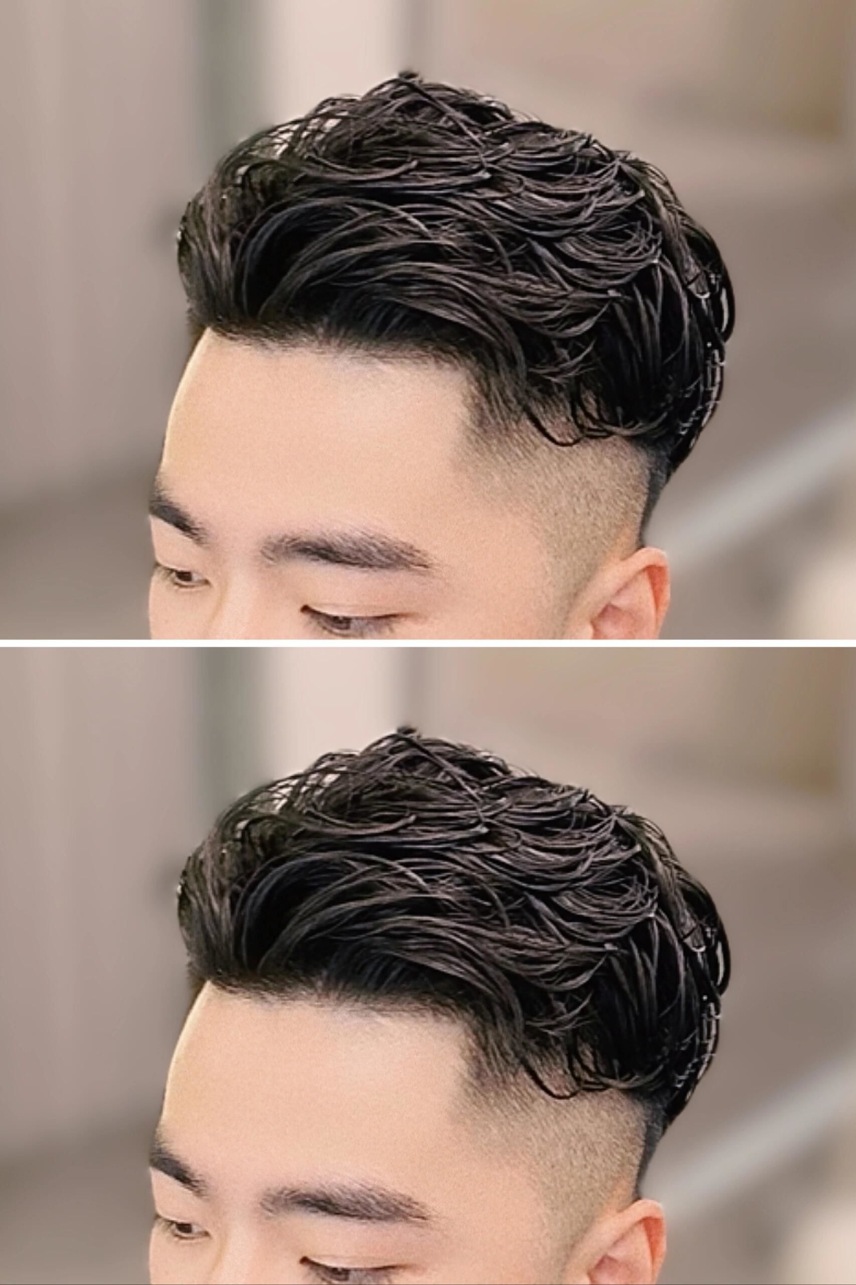 港风纹理侧背真的太帅了 男生发型推 荐