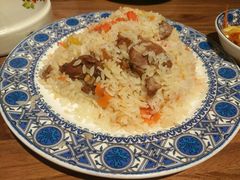 库车碎肉抓饭-胖老汉椒麻鸡清真新疆菜(西御街店)