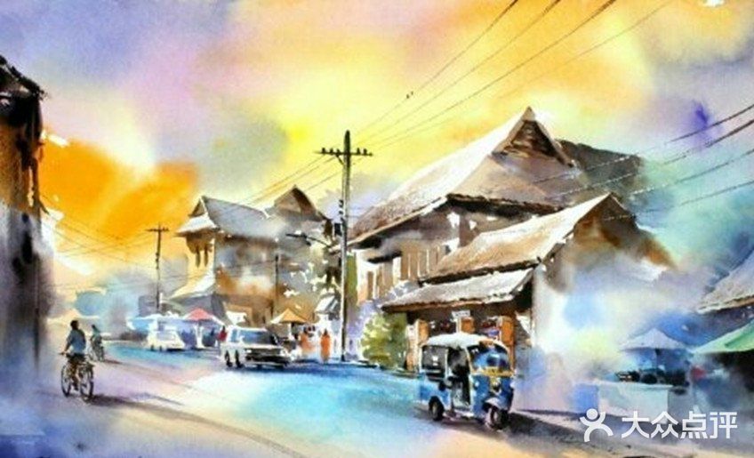 在水彩画🎨里游历泰国[调皮]