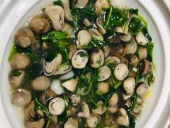 荠菜草菇烩虾仁-和记小菜(大宁店)