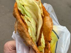 -小红车炸蛋葱油饼