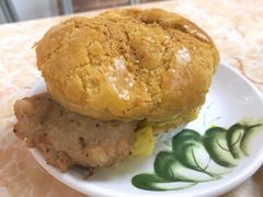 猪扒蛋菠萝包-沙溪兄茶餐厅