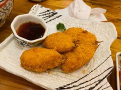 吉列黄金酥香蟹钳-桃太郎创作料理(大坪店)