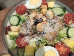 炭烤鸡肉芒果坚果沙拉-一沙一城·岩烤牛扒(深圳首店)