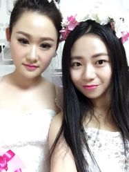 贺贺工作室新娘跟妆-贺贺新娘造型婚纱店