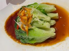 虾干罗马生菜-月福京味斋·烤鸭店·北京菜(鼓楼总店)