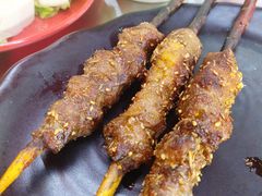 炭烤红柳枝羊肉串-蚝羊氣惠来羊肉火锅·高压锅生蚝