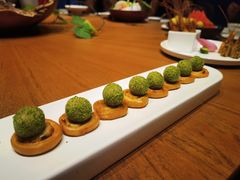 葱油饼鹅肝-木守西溪溪隐餐厅