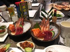 甜虾刺身-大渔铁板烧(花园道店)