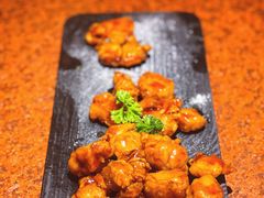 雪花糖醋里脊-绿茶餐厅(华联万柳店)