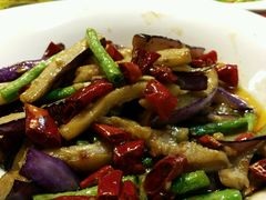 茄子豆角-老山村酒楼(白石洲店)