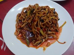 鱼香肉丝-李连贵酒家熏肉大饼(昆明街店)