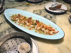 金银蒜蒸凤尾虾-绿茶餐厅(乐峰广场店)