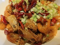 传统油爆虾-杭州西子湖四季酒店·金沙厅