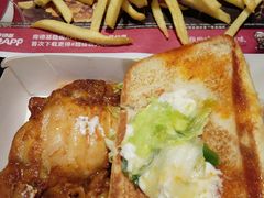 新奥尔良烤鸡腿堡-肯德基(经开店)