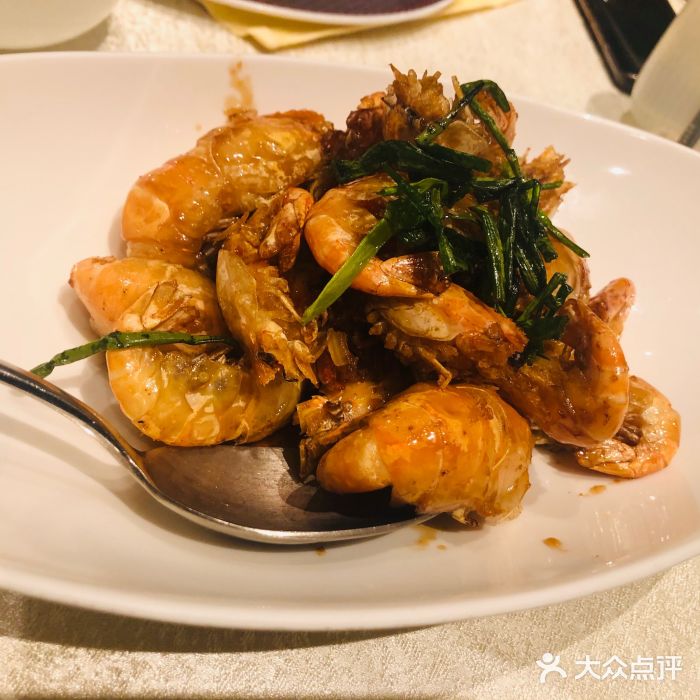 上海和平饭店龙凤厅 Dragon Phoenix上海油爆虾图片