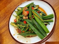 小炒秋葵-锦小馆(安贞店)