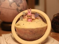 梦幻蓝色星球蛋糕-咖咖熊蛋糕定制·蓝风车动物奶油