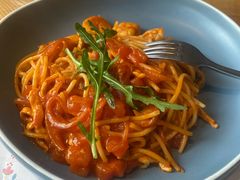 番茄大虾意面-大快乐牛排咖啡馆·本地西餐厅(南溪钻石城店)
