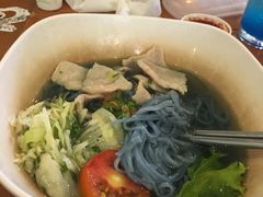 -蝶豆花蓝面条