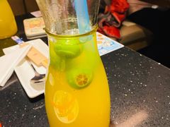 阿旺调的冰桔茶-老头儿油爆虾·知味杭州(爱琴海购物中心)