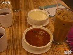 茶、奶茶、忌廉汤、罗宋汤-和平馆·地道港澳茶餐厅(西门口店)
