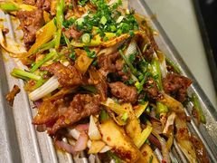 葱椒爆牛肉-绿茶餐厅(南方商城店)