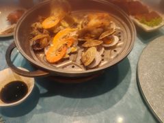 -海派美食·家宴海鲜青岛菜·石锅鲽鱼头(东方城店)