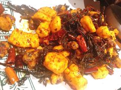 普洱茶炒包浆豆腐-云海肴·汽锅鸡·云南菜(美罗城店)