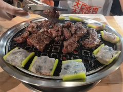 手工青椒酿虾滑-霸腹烤肉(厦门柚子番店)