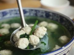 菠菜鱼丸汤-渔家颂歌渔家味道(青石路店)