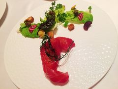 挪威烟熏三文鱼水晶黄瓜香槟奶油-福楼法餐厅FLO