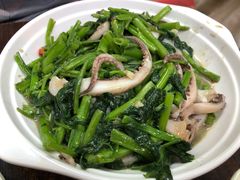 马拉盏通菜炒鲜鱿-兴记菜馆