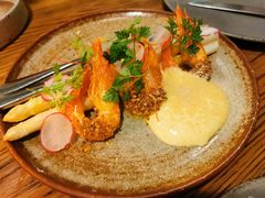 白芦笋配虾-BOR Eatery(安福路店)