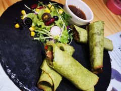 菠菜芝士牛肉手卷-麦甜创意轻食餐厅(西康路店)