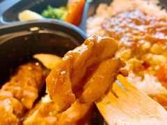 秘制香辣肉酱烤鸡腿饭-肯德基(绿溪谷店)