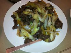 京葱大根炒牛柳片-富嘉阁(嘉里中心店)