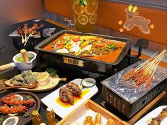 自助取餐区-探鱼·鲜青椒爽麻烤鱼(银泰城店)