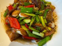 大蒜炒咸肉-集贤门·徽菜(福田店)