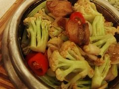 封缸肉炒有机花菜-内蒙古驻京办餐厅